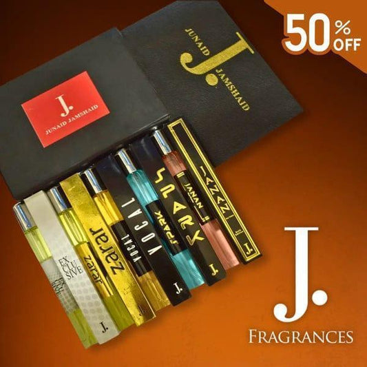 Pack of 5 J. Perfume Long Lasting Fragrance
